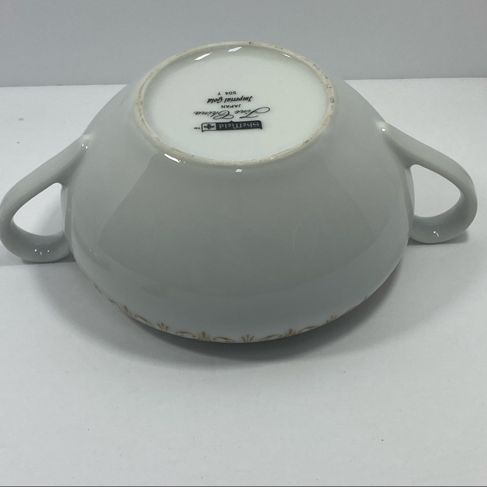 Sheffield Fine China Sugar Bowl Dish with Lid - Picture 12 of 13